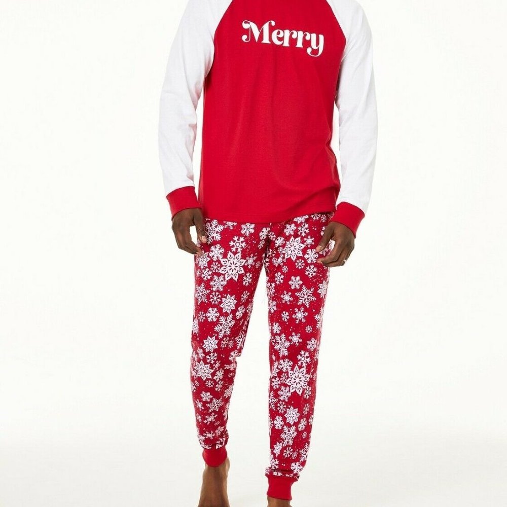 Family Pajamas Matching Men's Merry‎ Pajama Set, Size Large